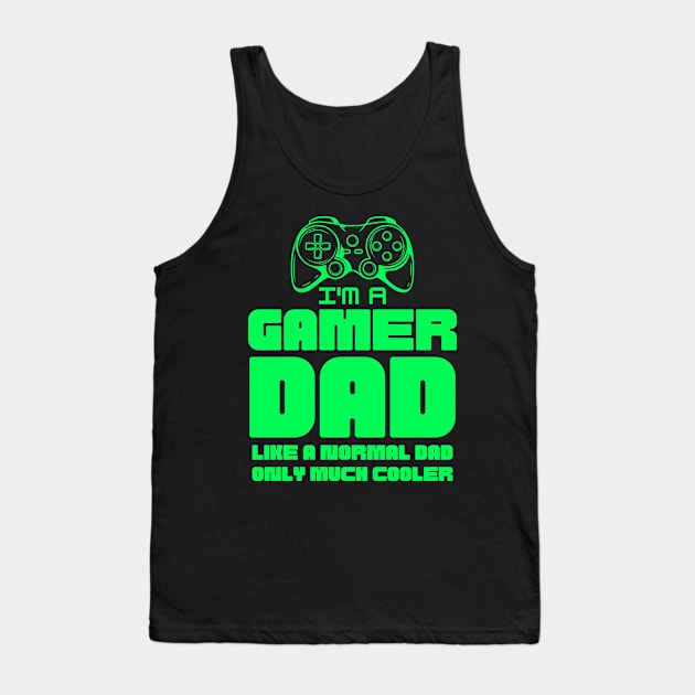 Gamer Dad Tank Top by debageur